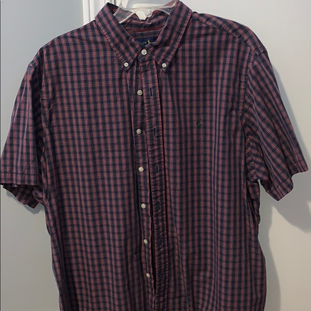 Short sleeve polo button down size XXL